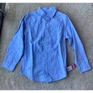 NWT Cat & Jack Light Blue Collared Dress Shirt